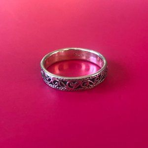 Sterling Silver Filigree Beach Ring